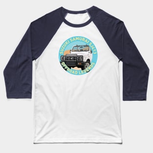 4x4 Offroad Legends: Suzuki Samurai SJ413 Baseball T-Shirt